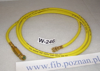 WĄŻ+ZAWÓR 2.4M ŻÓŁTY R-134